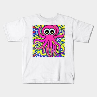 Trippy Octopus Kids T-Shirt